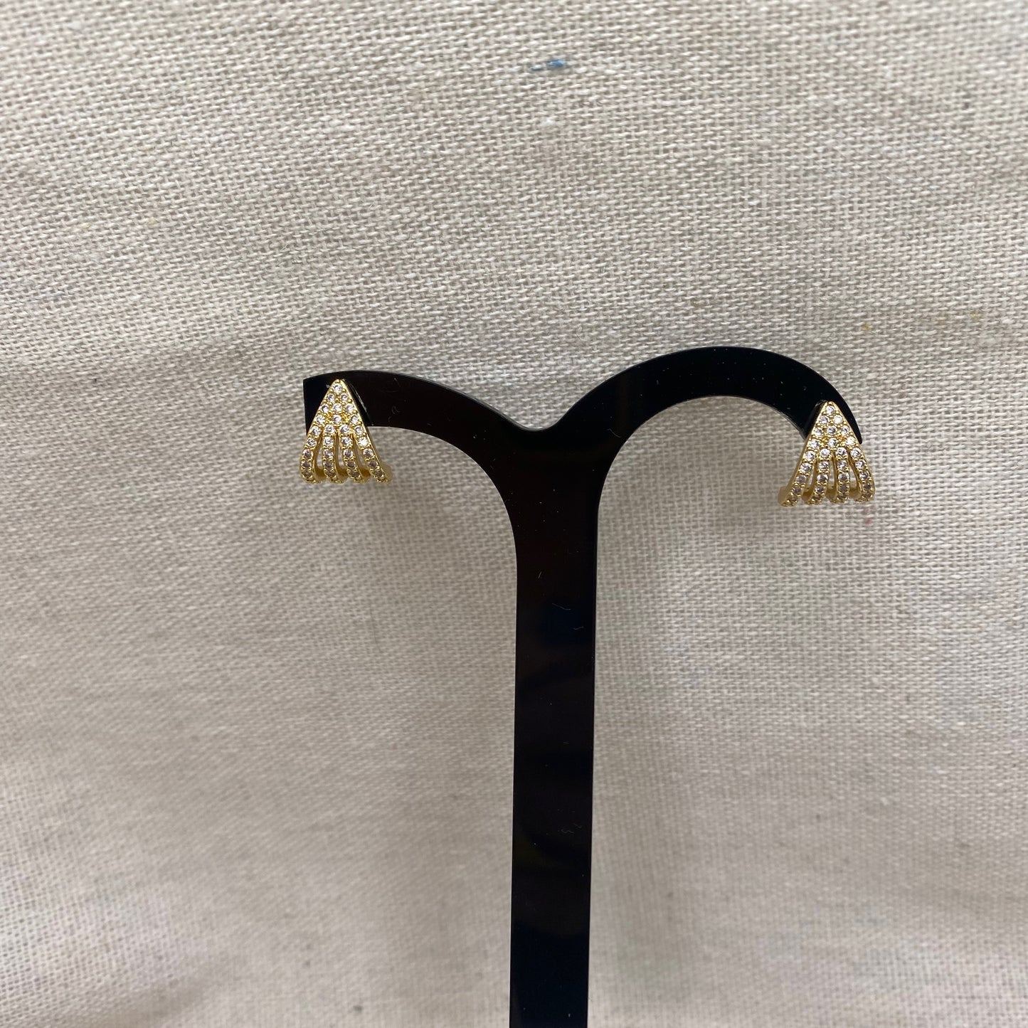 Boucles Triangle de Strass