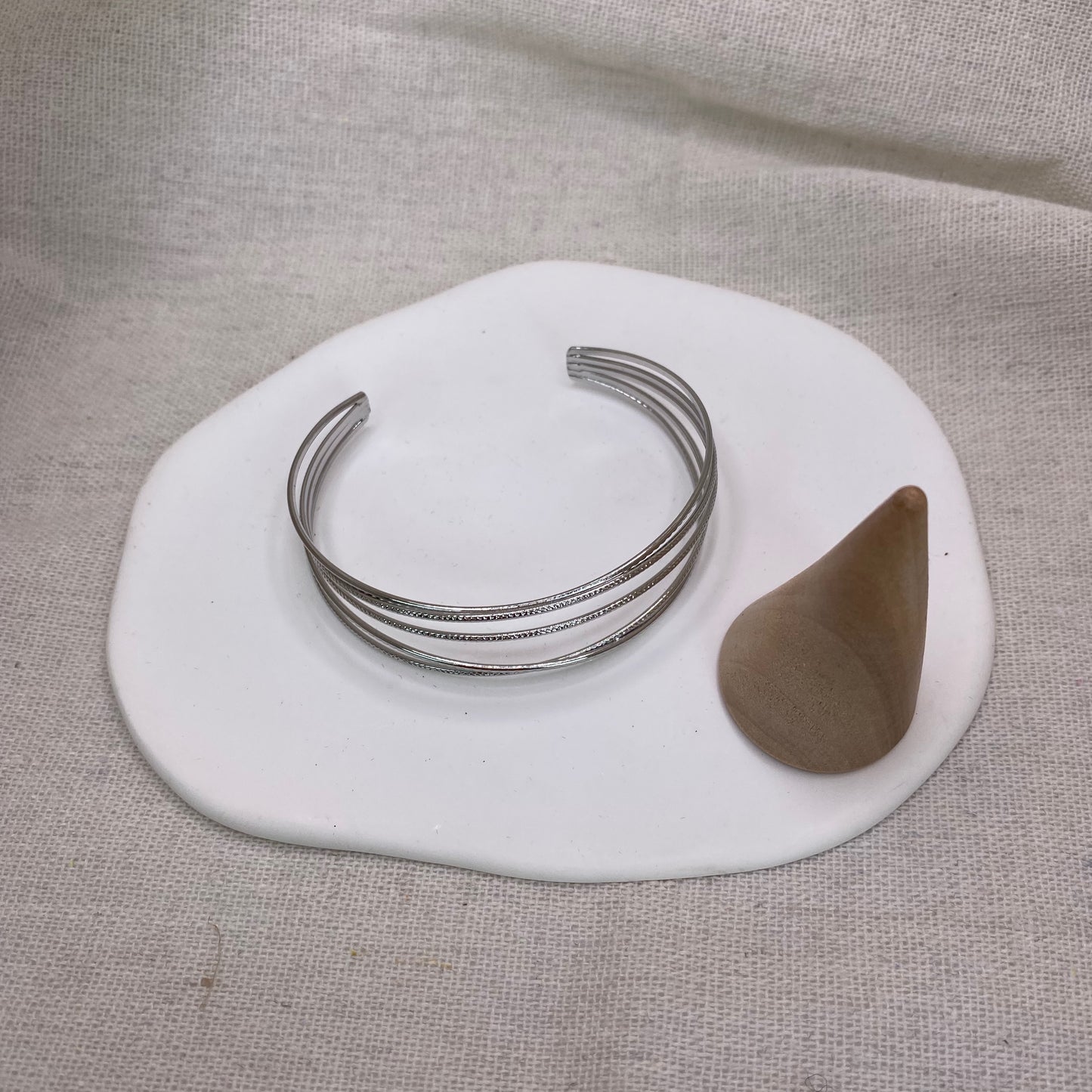 Bracelet Large Argenté