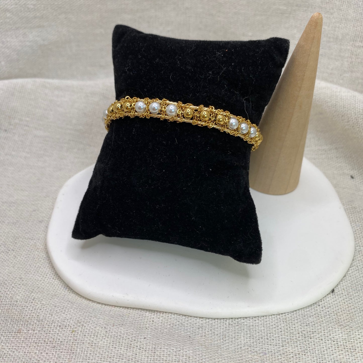 Bracelt Gold Pearl