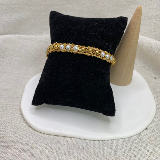 Bracelt Gold Pearl