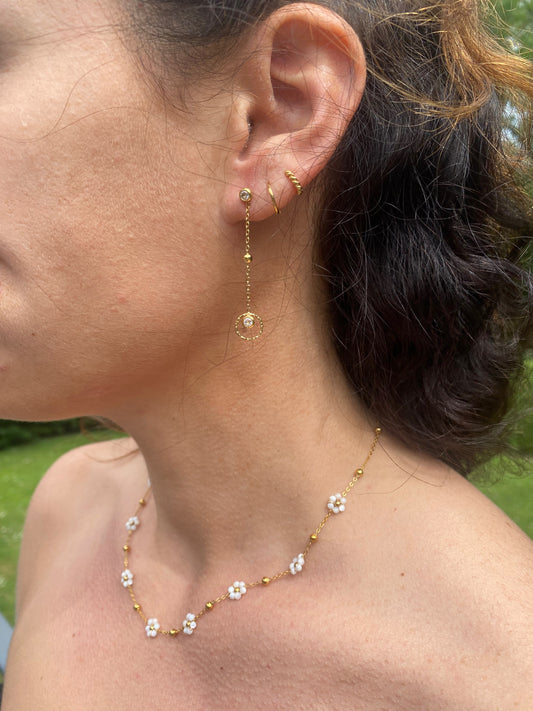 Boucles Bulle Strass