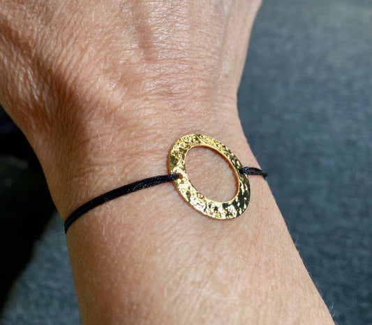 Bracelet Cordon Cercle ND