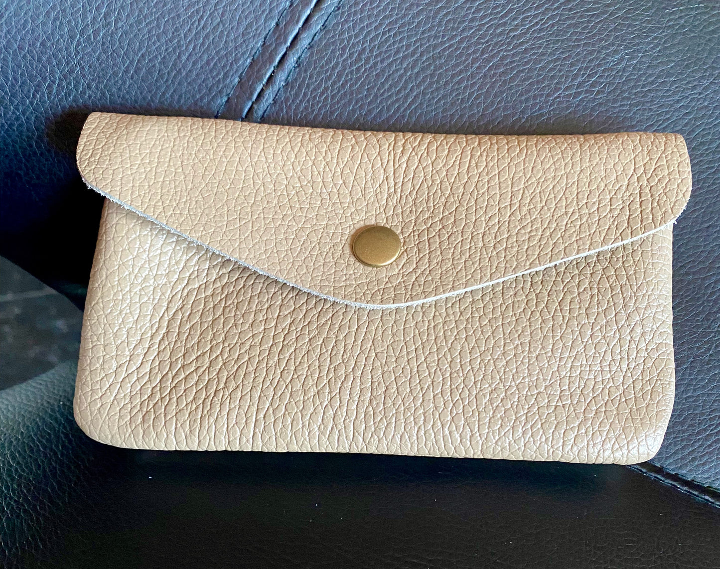 Pochette Porte-Monnaie Beige L