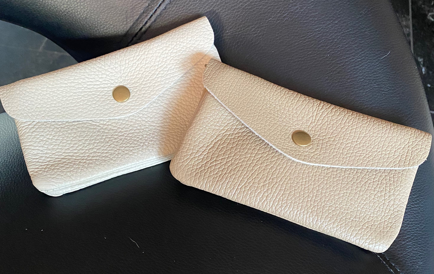 Pochette Porte-Monnaie Blanc Cassé L