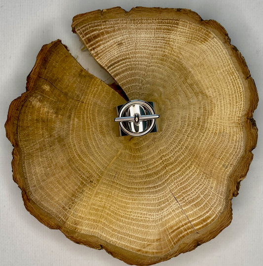 Bague Large Argentée